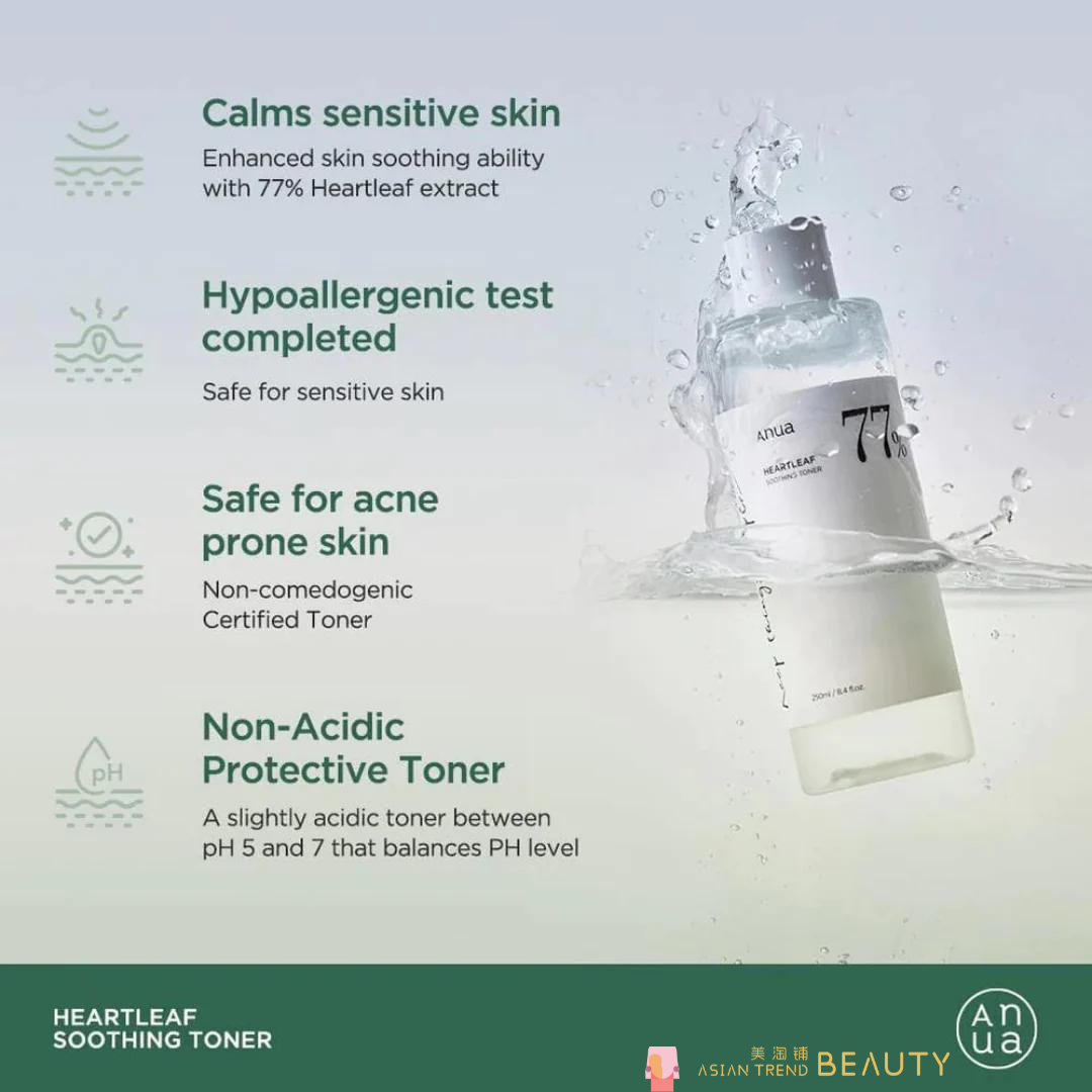 Anua Heartleaf 77% Soothing Toner 250ml