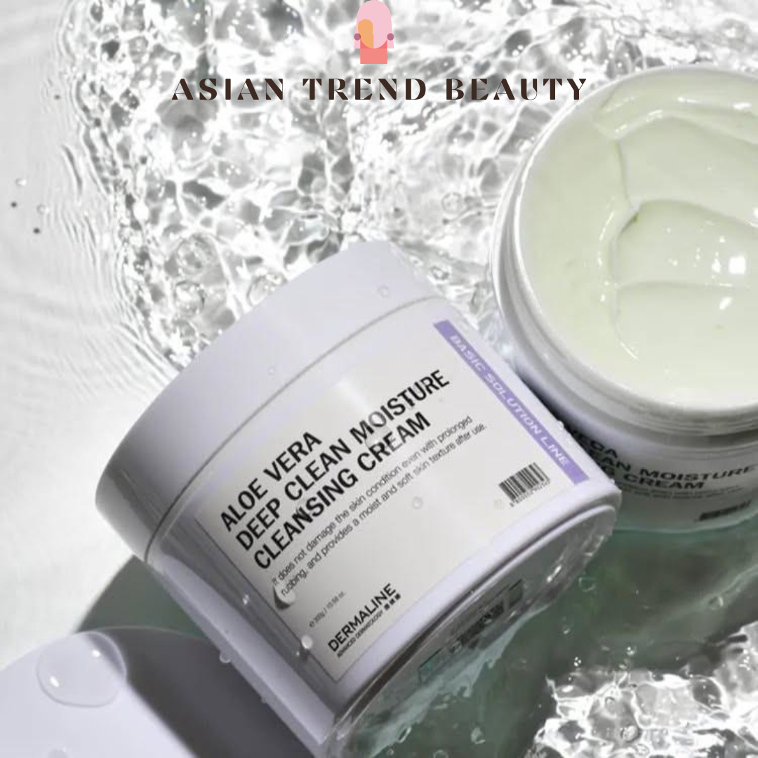 Dermaline Aloe Vera Deep Clean Moisture Cleansing Cream 300g