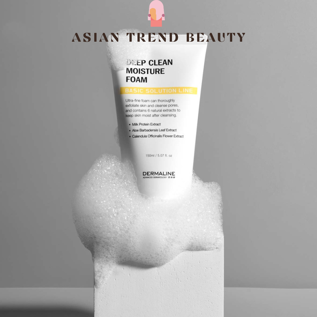 Dermaline Deep Clean Moisture Foam 150g