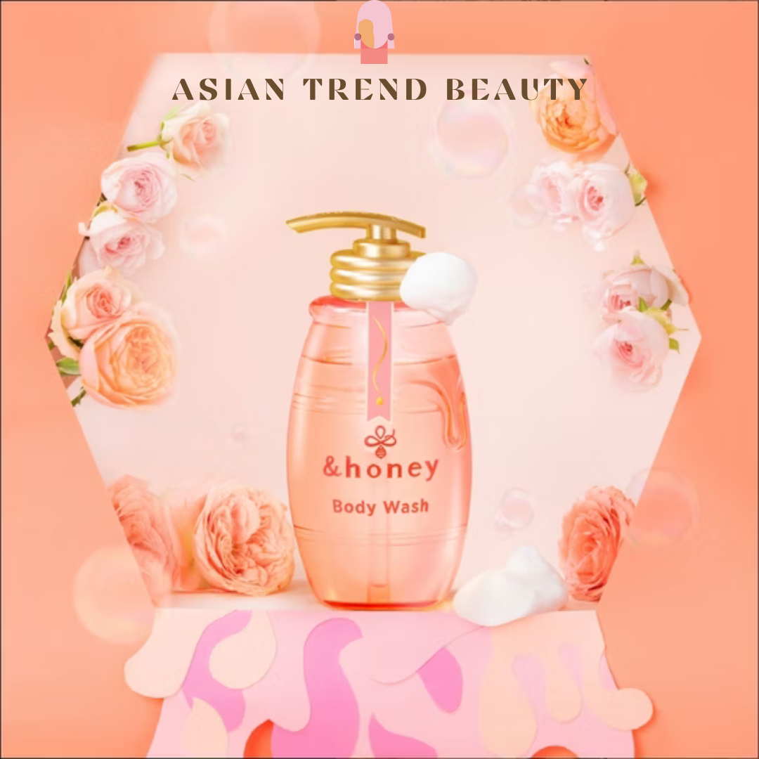 &Honey Melty Moist Gel Body Wash Rose 500mL
