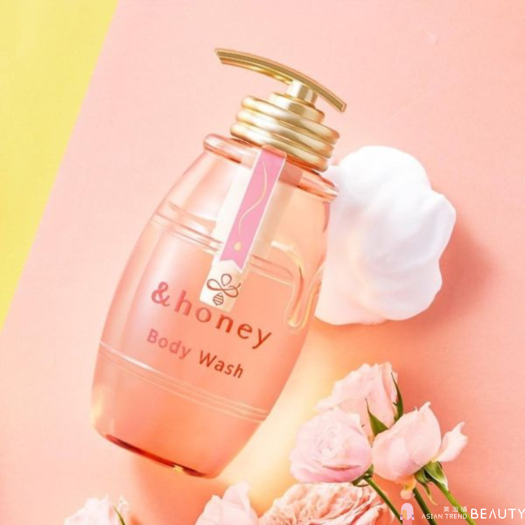 &Honey Melty Moist Gel Body Wash Rose 500mL