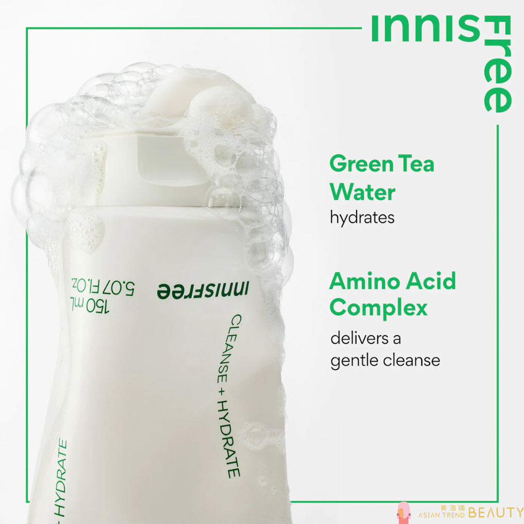 Innisfree Green Tea Amino Hydrating Cleansing Foam 150g
