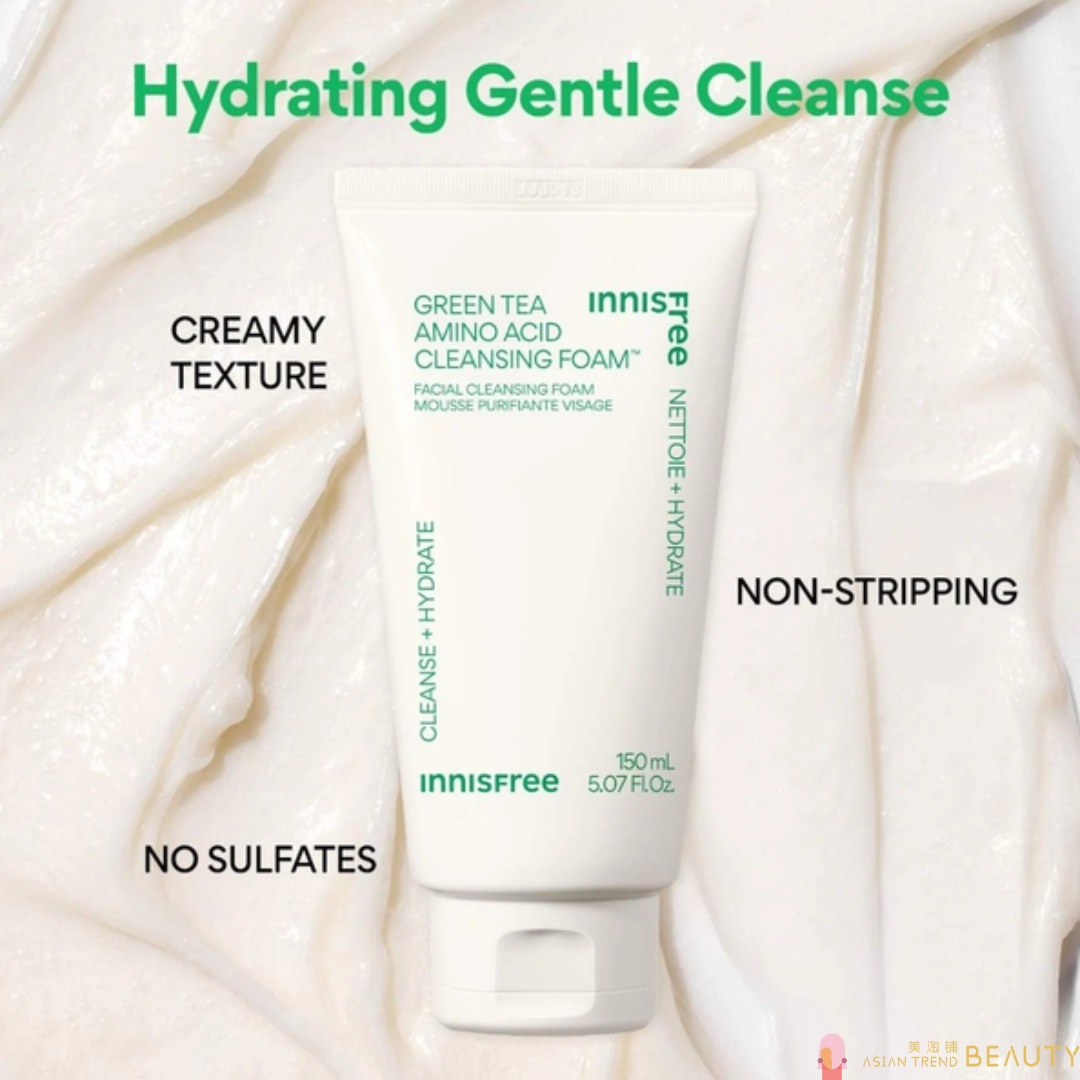 Innisfree Green Tea Amino Hydrating Cleansing Foam 150g