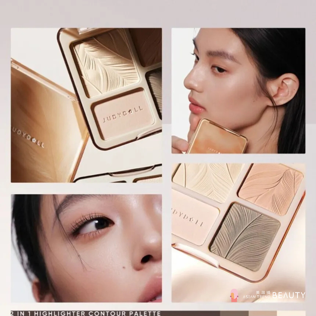 Judydoll 2 IN 1 Highlighter Contour Palette NO.5