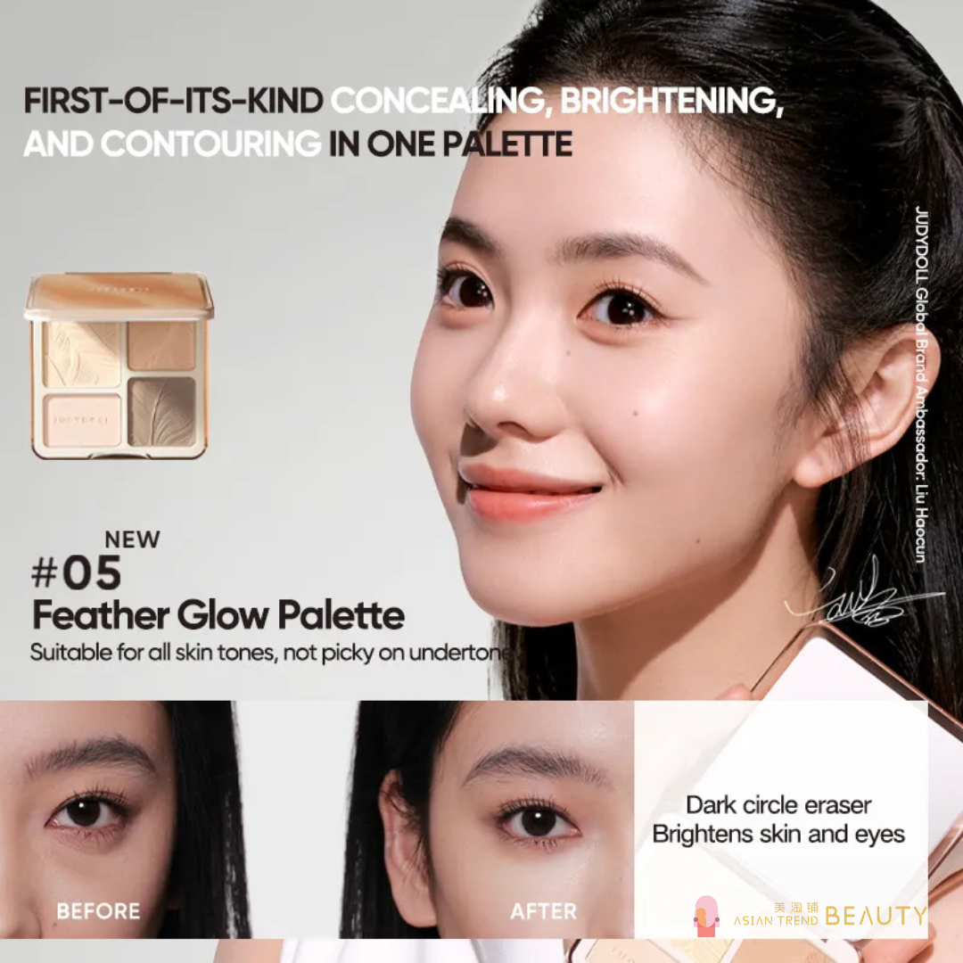 Judydoll 2 IN 1 Highlighter Contour Palette NO.5