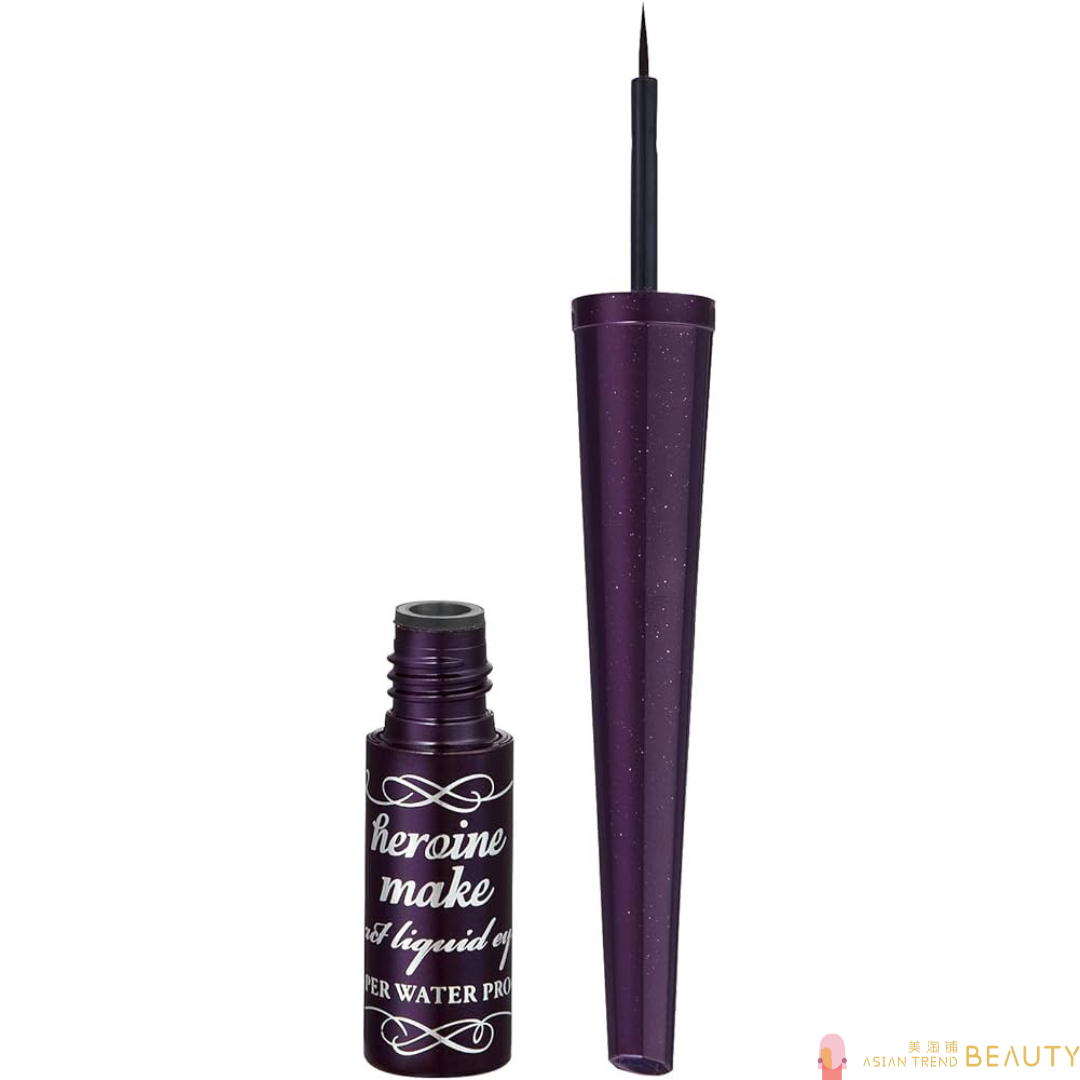 Kissme Heroine Make Impact Liquid Eyeliner Super Waterproof Black