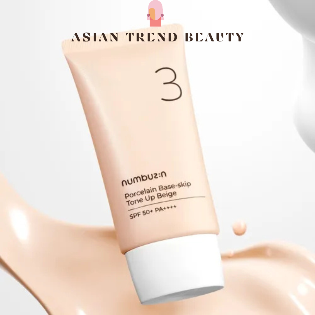 Numbuzin No.3 Porcelain Base-Skip Tone Up Beige Spf50+Pa++++50ml