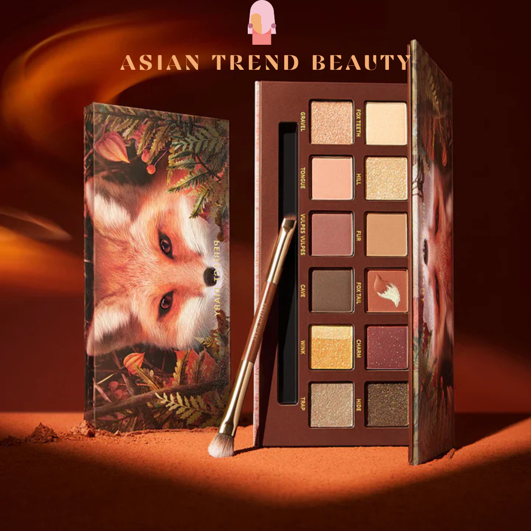Perfect Diary Explorer 12-Color Eyeshadow Palette #13 Red Fox
