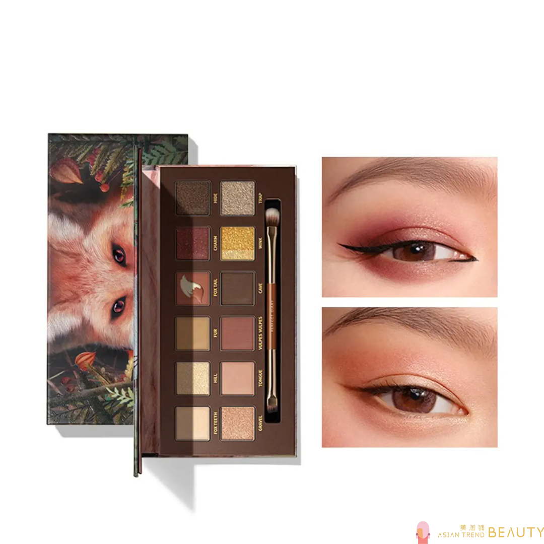 Perfect Diary Explorer 12-Color Eyeshadow Palette #13 Red Fox