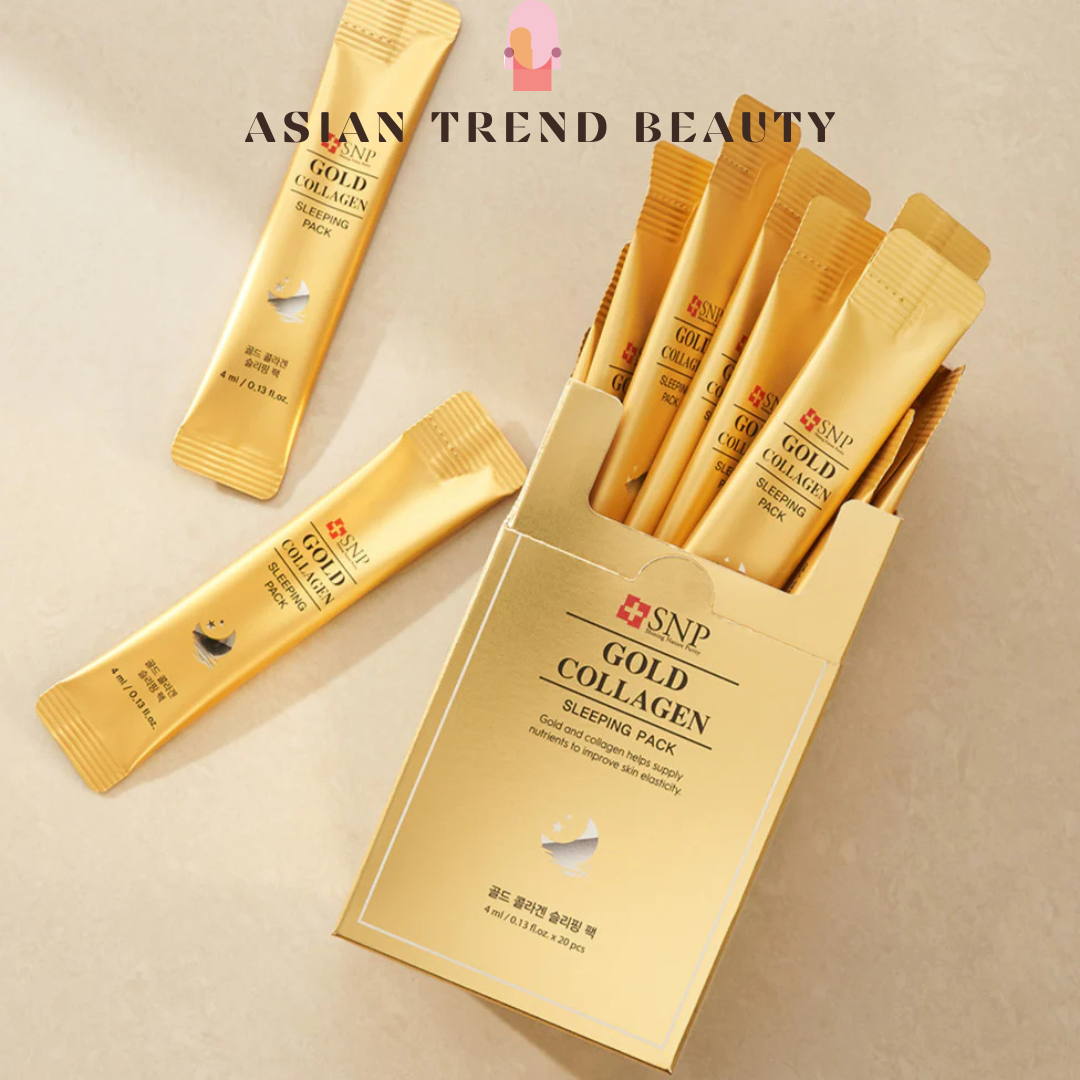 SNP Gold Collagen Sleeping Pack 4mlX20Pcs