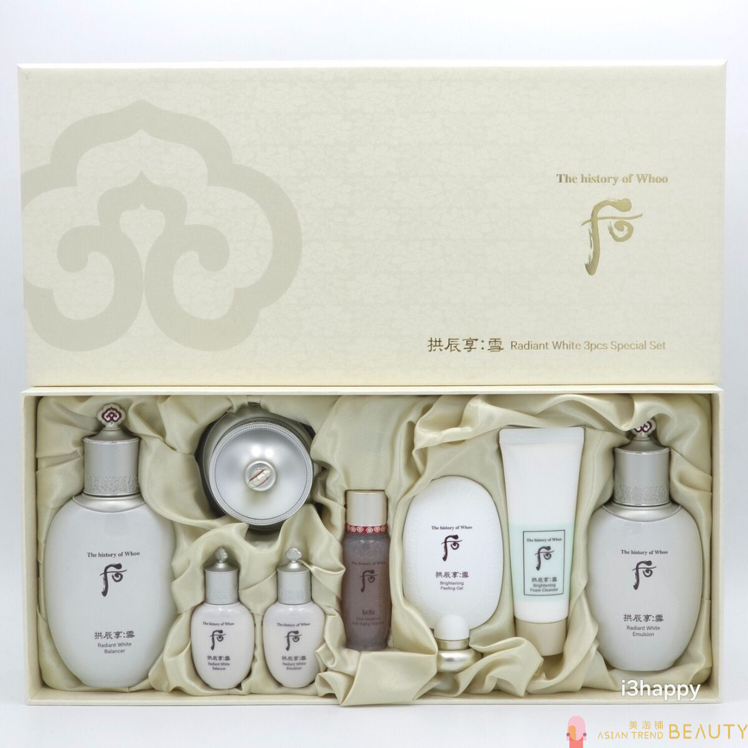 The History Of Whoo Gongjinhyang Seol Radiant White 3pcs Special Set