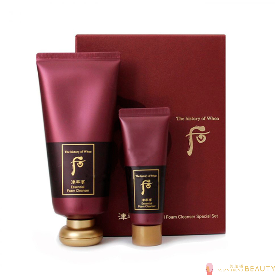 The History of Whoo Jinyulhyang Essential Moisturizing Cleansing Foam Set