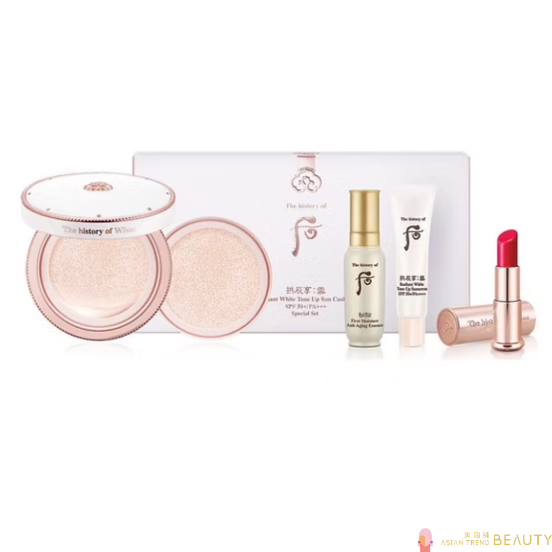The History of Whoo Seol Radiant White Tone Up Sun Cushion Set