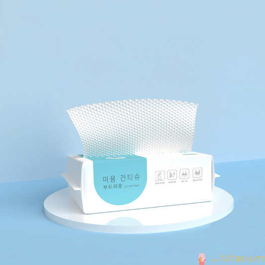 Wimarn Disposable Wet and Dry  Cotton Face Towel 60Pcs Extra Thick