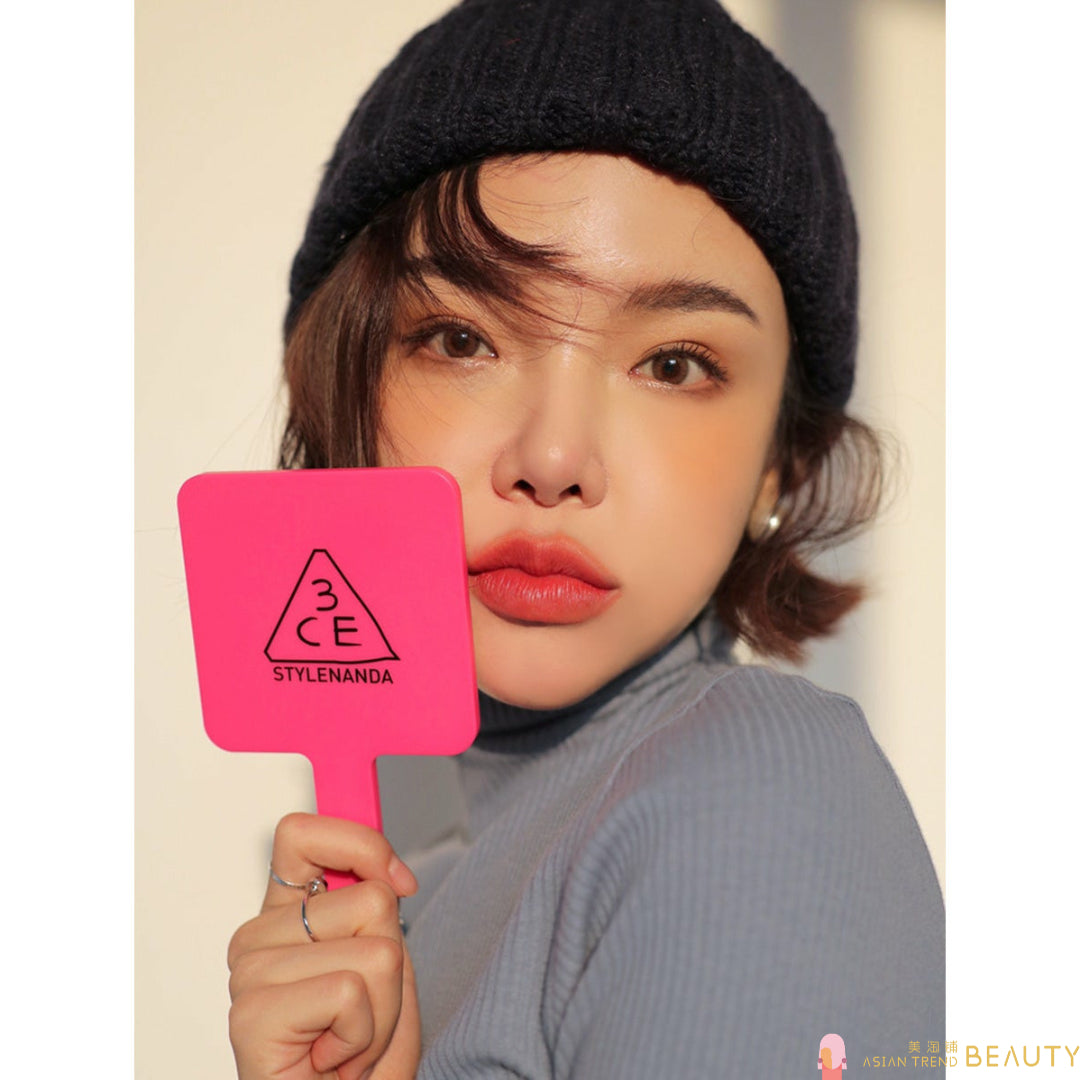 3CE Square Mini Hand Mirror #Pink