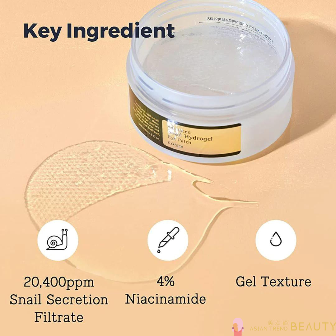 Cosrx Advanced Snail Hydrogel Eye Patch 60 Patches
