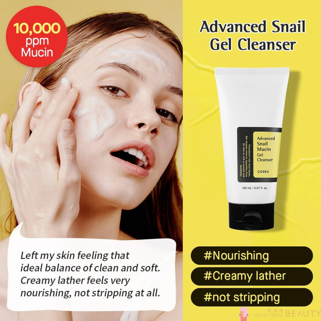 Cosrx Advanced Snail Mucin Gel Cleanser 150ml