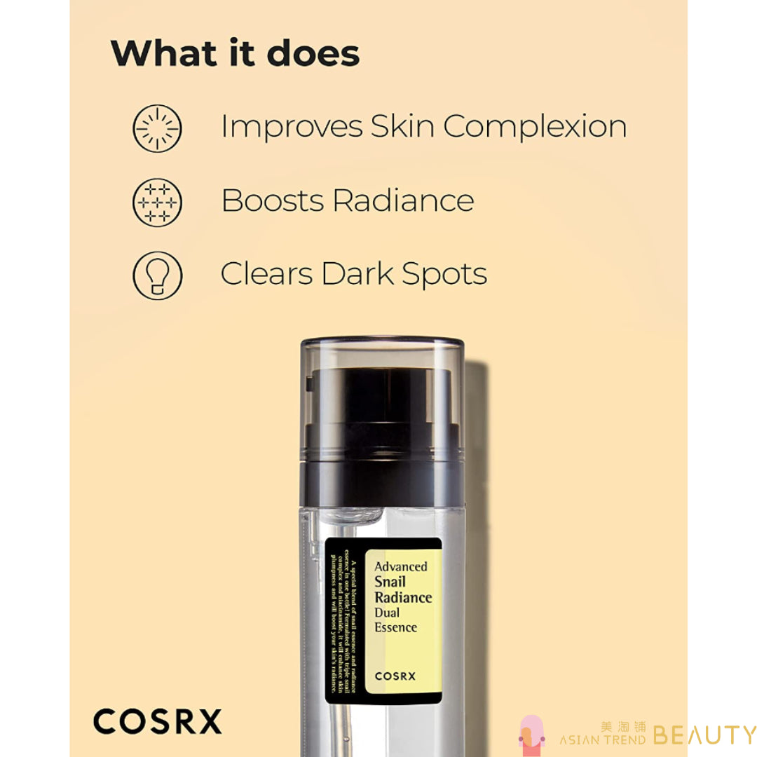 Cosrx Advanced Snail Radiance Dual Essence 80ml