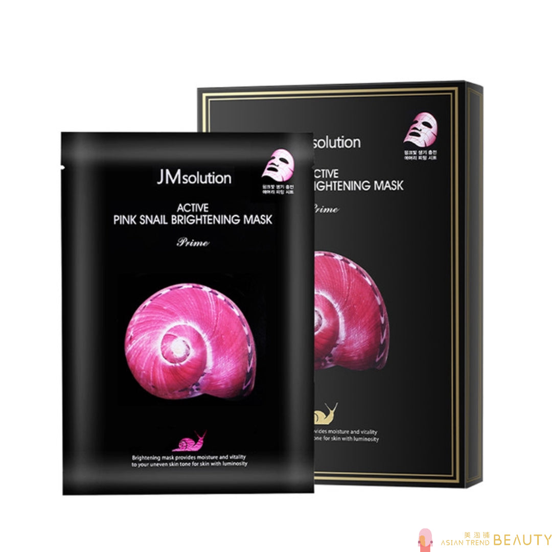 JM Solution Active Pink Snail Brightening Mask 10pcs