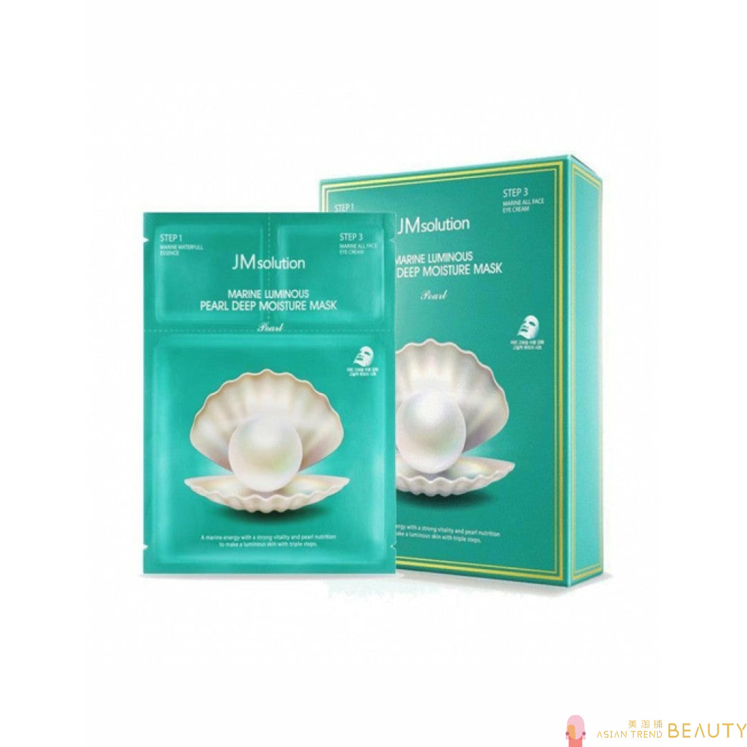 JM Solution Marine Luminous Pearl Deep Moisture Mask 10pcs
