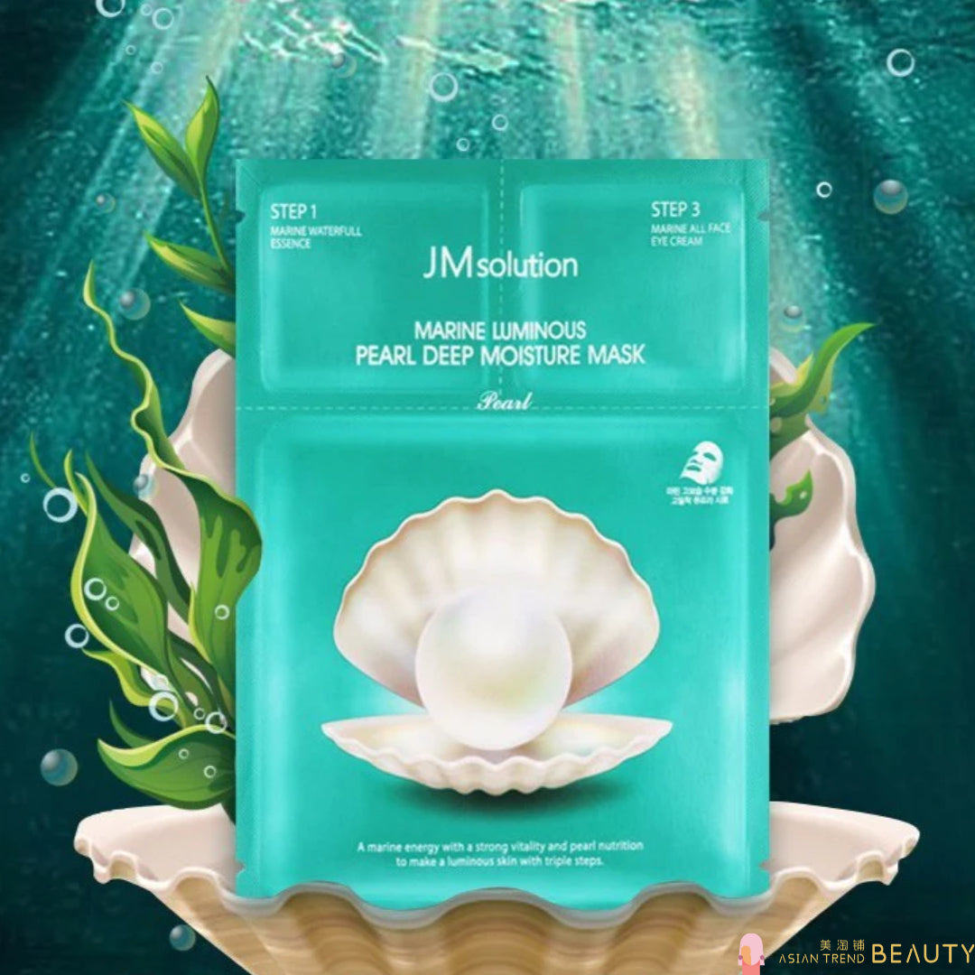JM Solution Marine Luminous Pearl Deep Moisture Mask 10pcs