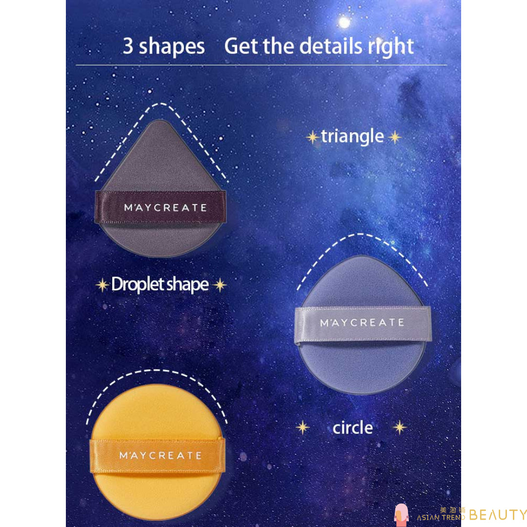 Maycreate Tarot Starry Air Cushion Powder Sponge 5Pcs