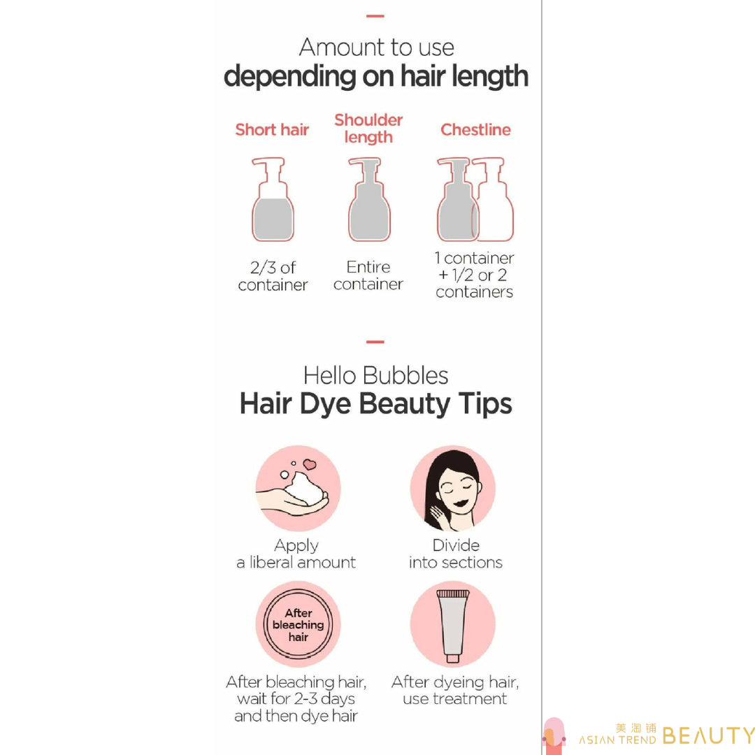 Mise en Scene Hello Bubble Foam Hair Dye
