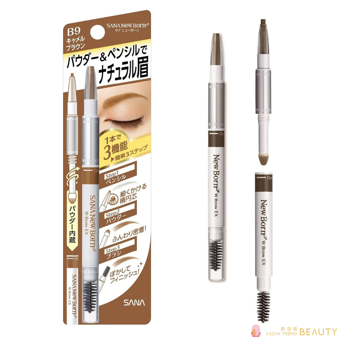 New Born W Brow EX 3 In 1 Eyebrow Pencil