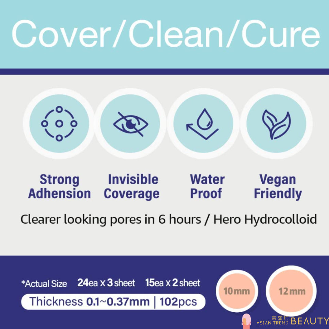 Olive Young Care Plus Scar Cover Spot Patch 102 Count