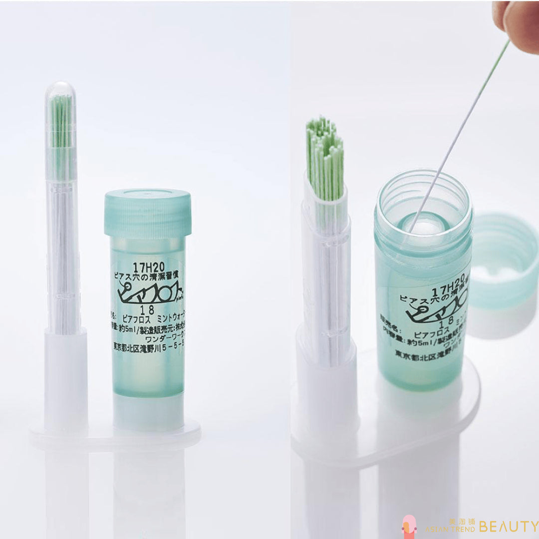 Piafloss Earholes Cleaning Line Mint 60Pcs
