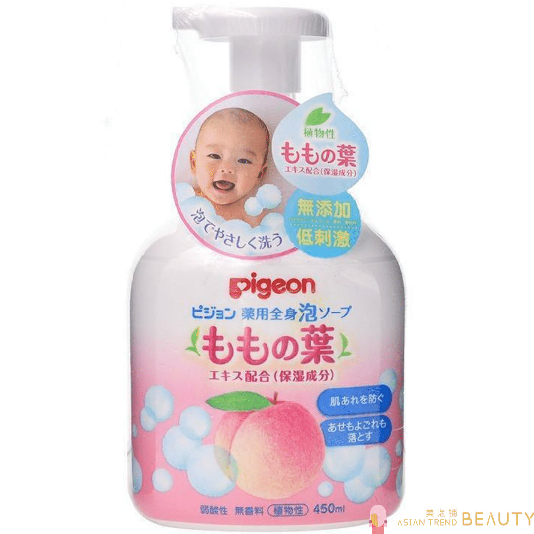 Pigeon Baby Peach Leaf Body Foam Wash 450ml