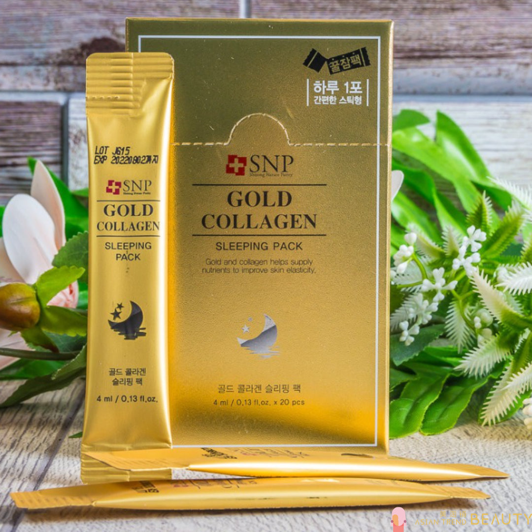 SNP Gold Collagen Sleeping Pack 4mlX20Pcs