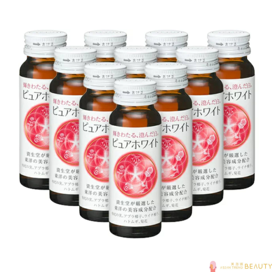 Shiseido Pure White Beauty Drink 50ml x 10 Bottles