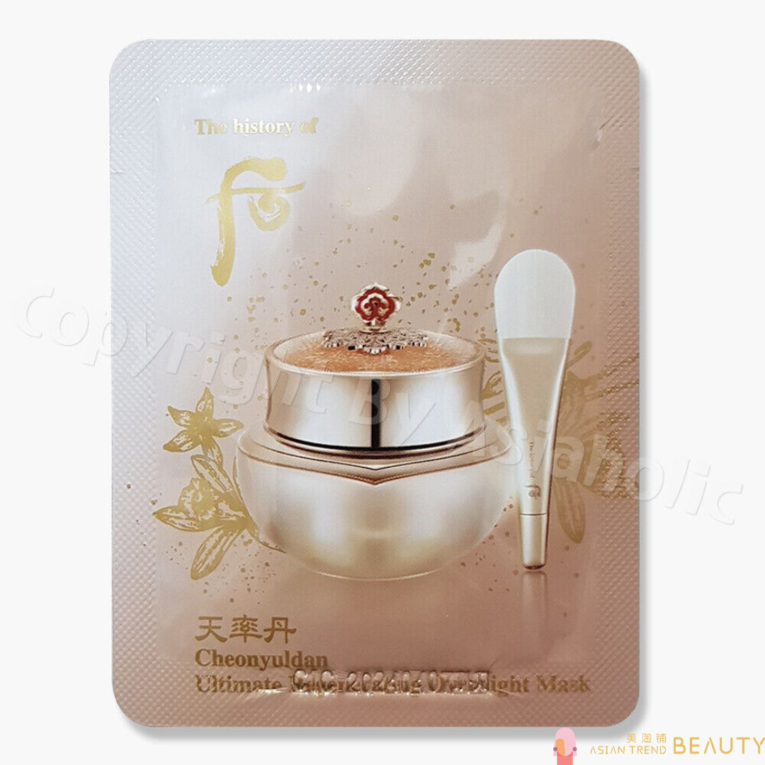 The History Of Whoo Cheonyuldan Ultimate Regenerating Overnight Mask 4ml Sample Newist Version