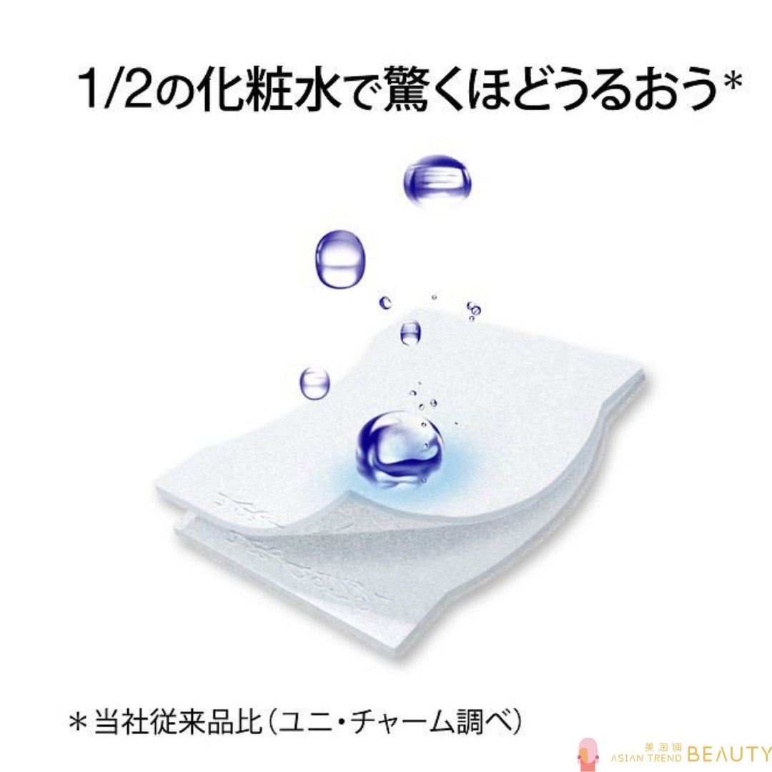 Unicharm Silcot Sponge Touch Moisturising Cotton Pads 40pcs