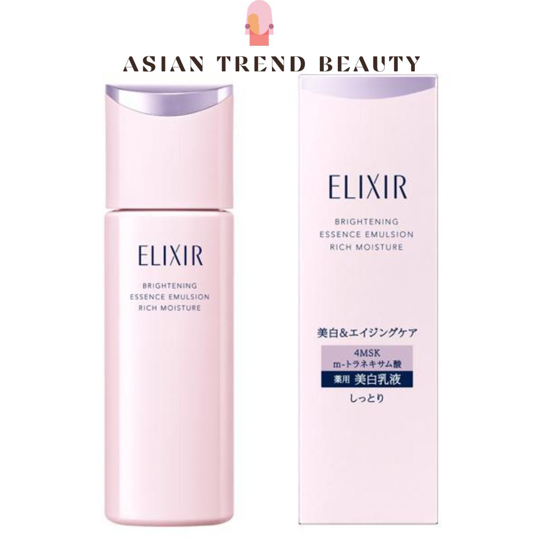 Shiseido ELIXIR Brightening Essence Emulsion Rich Moisture 130ml