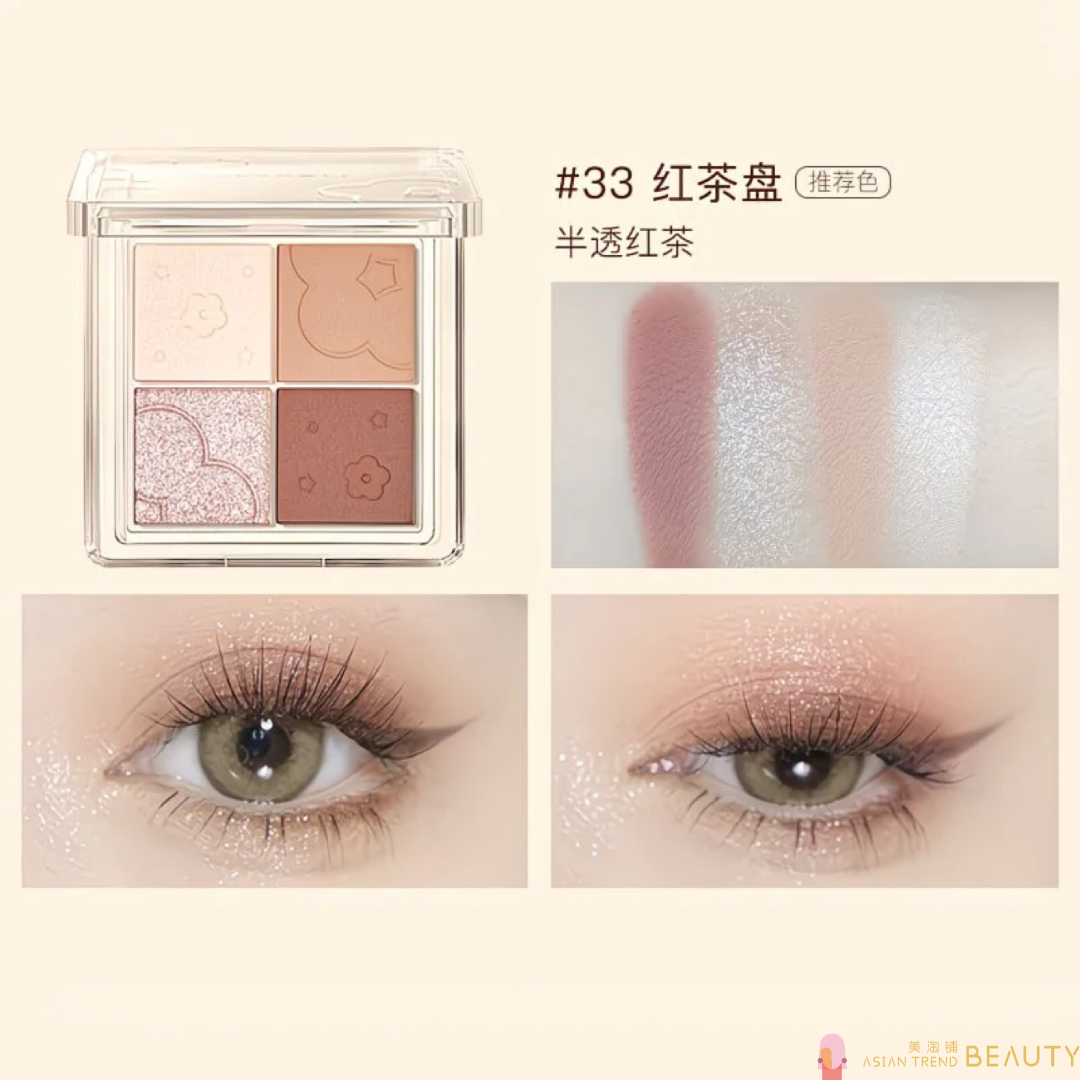 Judydoll 4-Color Eyeshadow Palette
