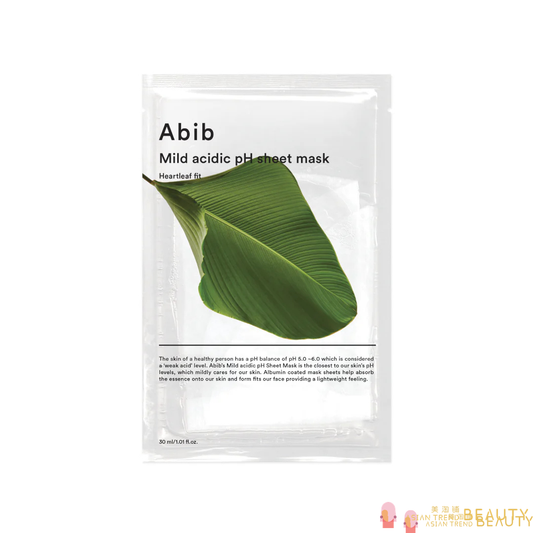 Abib Mild Acidic Ph Sheet Mask Heartleaf Fit 1Pcs