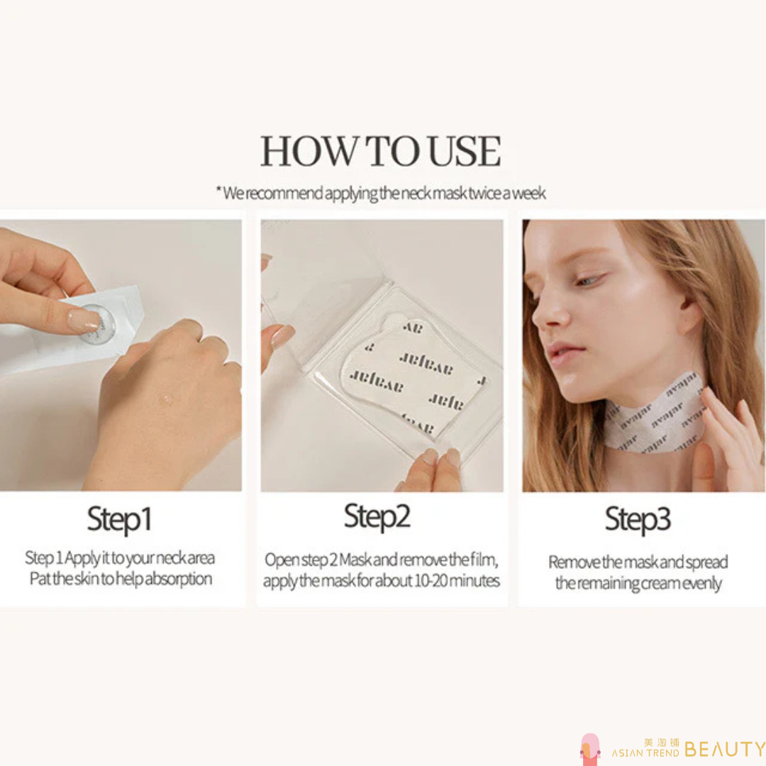 Avajar Rejuvenating Neck Wrinkle Control Mask 5Pcs