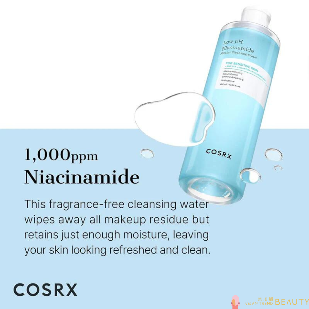 Cosrx Low pH Niacinamide Micellar Cleansing Water 400ml
