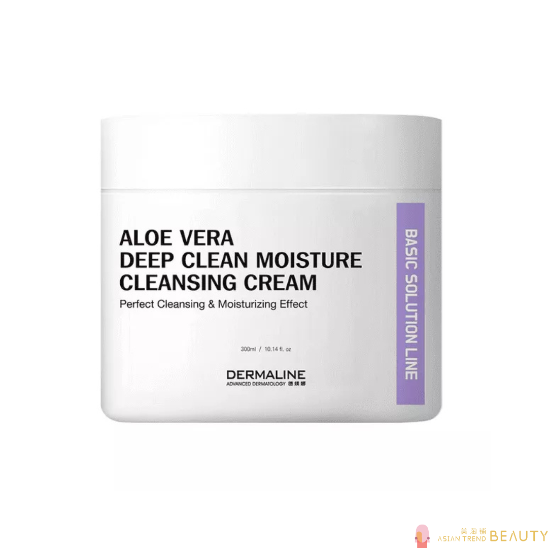 Dermaline Aloe Vera Deep Clean Moisture Cleansing Cream 300g