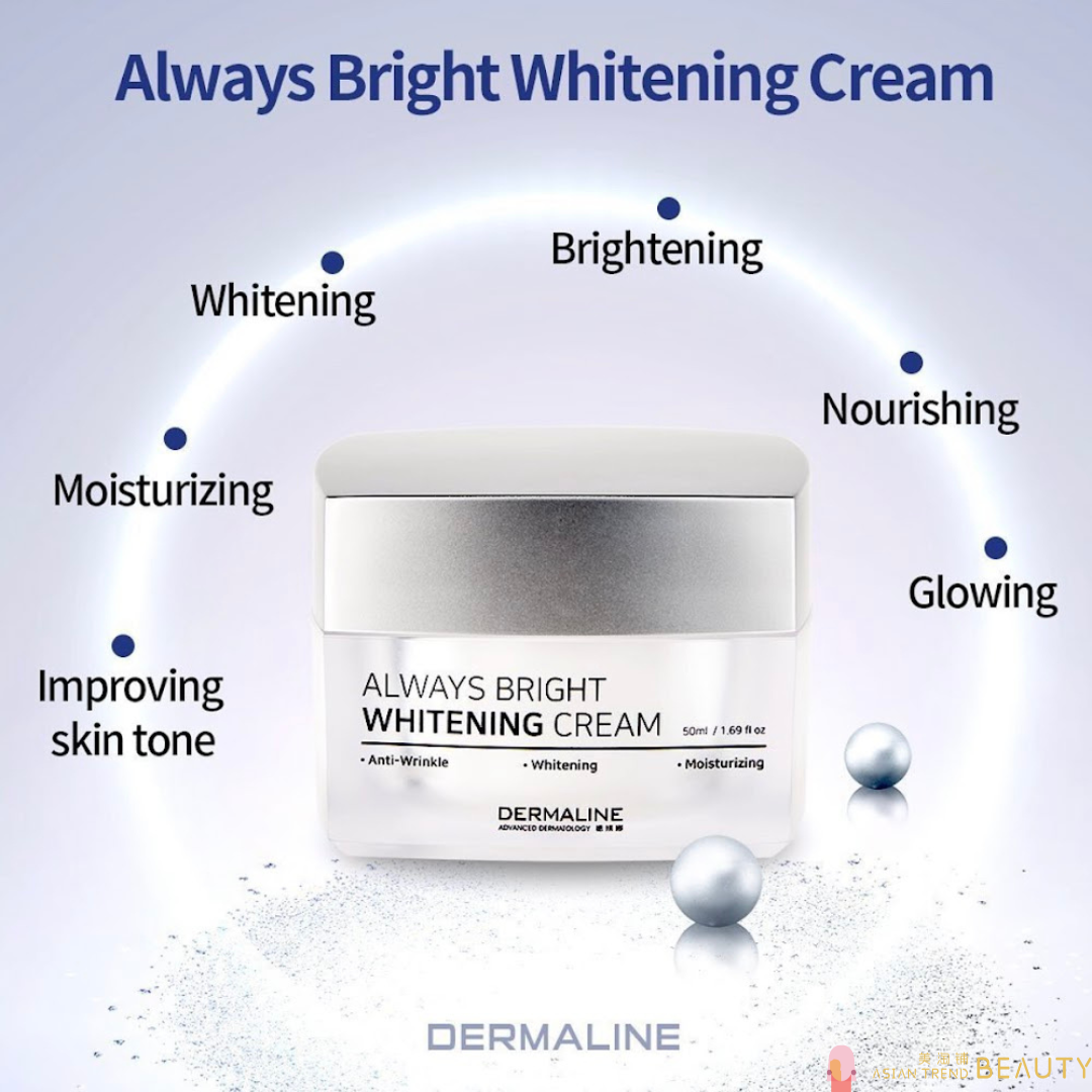 Dermaline Always Bright Whitening Cream 50g