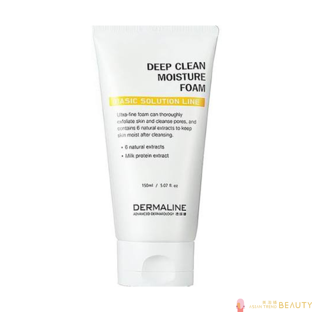 Dermaline Deep Clean Moisture Foam 150g