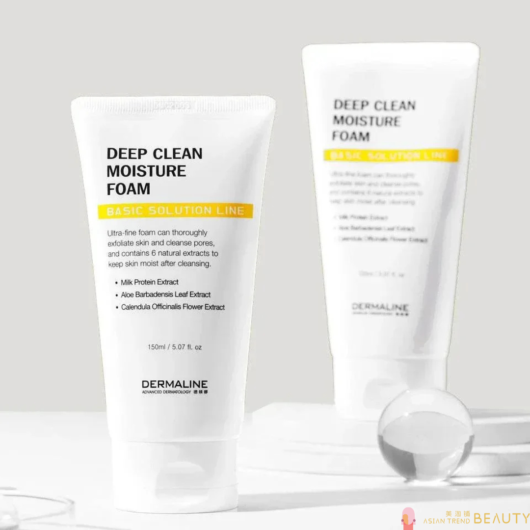 Dermaline Deep Clean Moisture Foam 150g