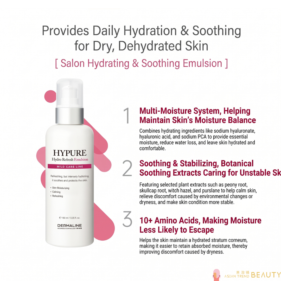 Dermaline Hypure Hydro Refresh Emulsion 180ml