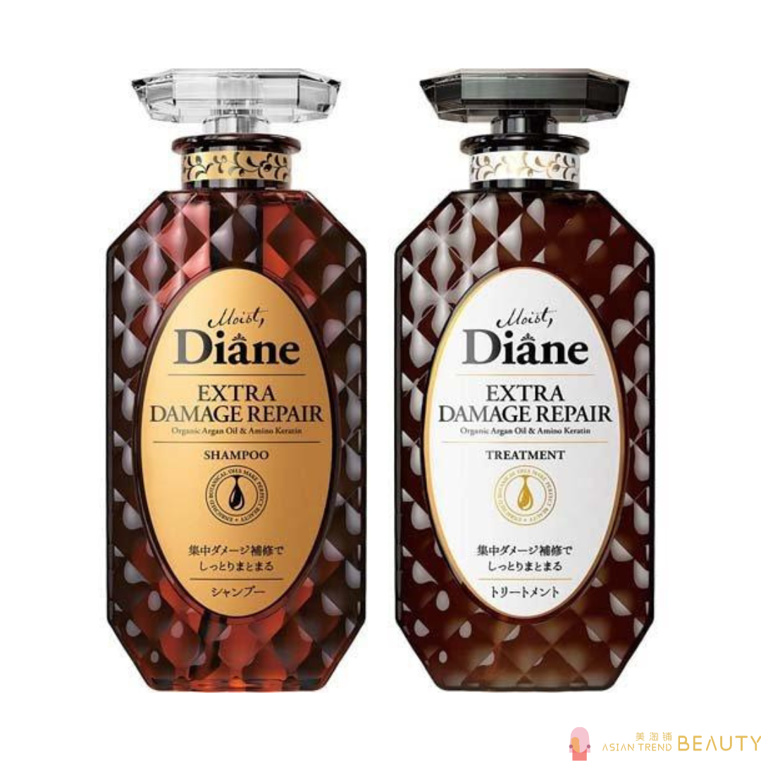 Diane Perfect Beauty Extra Damage Repair Shampoo (450ml) + Extra Damage Repair Treatment (450ml)