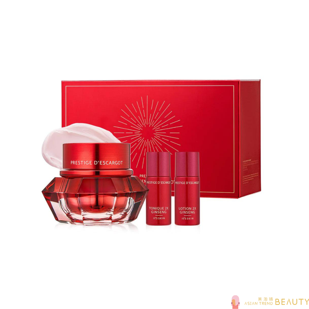 IT'S SKIN Prestige Creme 2X Gin·seng D'escargot Set