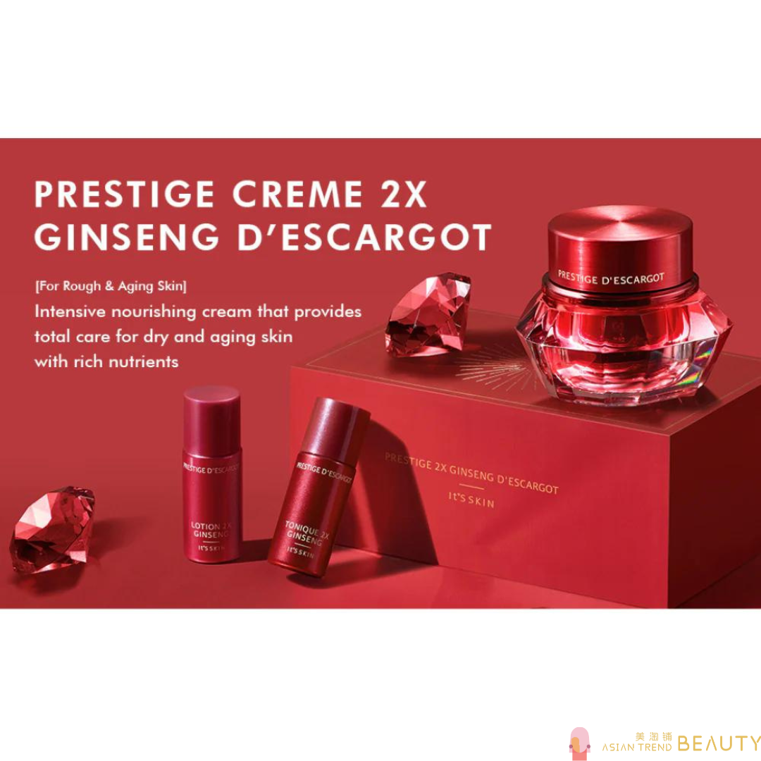 IT'S SKIN Prestige Creme 2X Gin·seng D'escargot Set