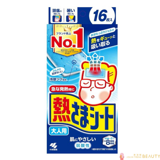 Kobayashi Cooling Gel Sheet For Adult 16 Sheets
