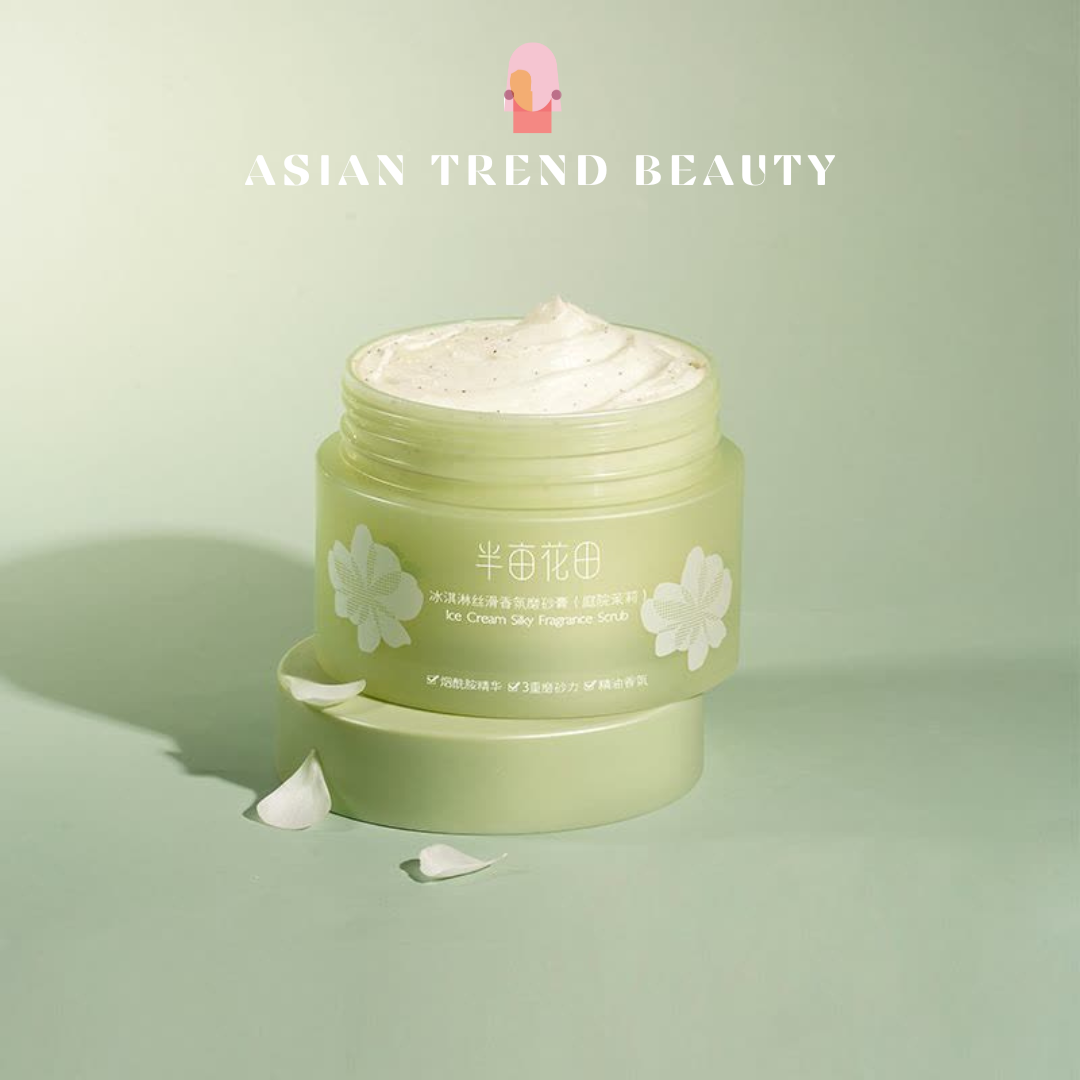 Little Dream Garden Ice Cream Silky Fragrance Body  Scrub Garden Jasmine 250g